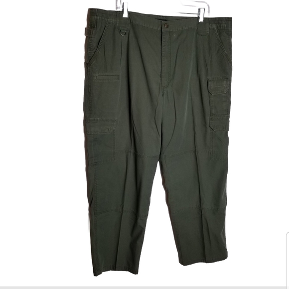 5.11 511 Tactical Pants Men's 44 x30 Green Cargo Ripstop Workwear #1 - Picture 1 of 8